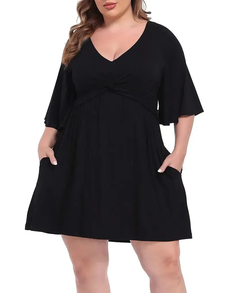 ✨Women's Plus Size Romper Dress✨