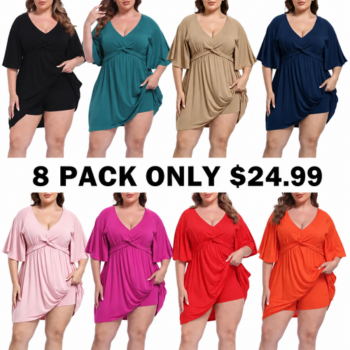 ✨Women's Plus Size Romper Dress✨