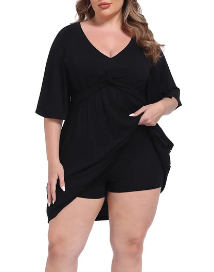 ✨Women's Plus Size Romper Dress✨