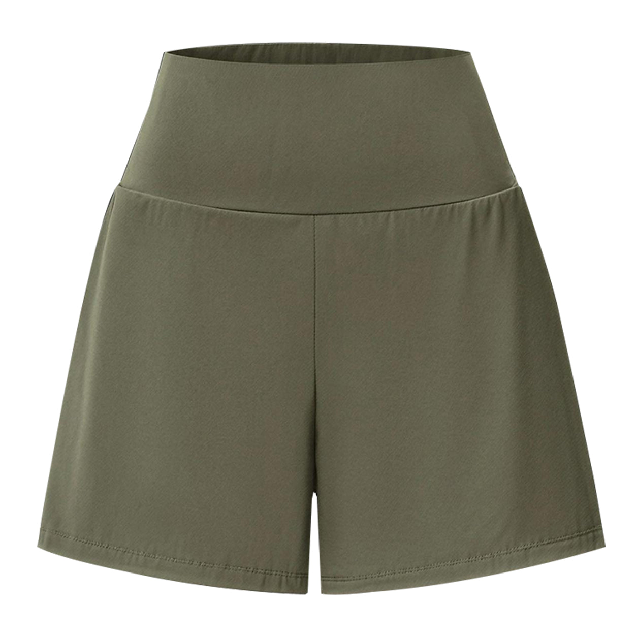 Women's Ultra-High-Rise 2-in-1 Cooling Yoga Shorts (7-inch, with pockets)