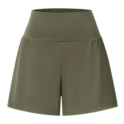 Women's Ultra-High-Rise 2-in-1 Cooling Yoga Shorts (7-inch, with pockets)