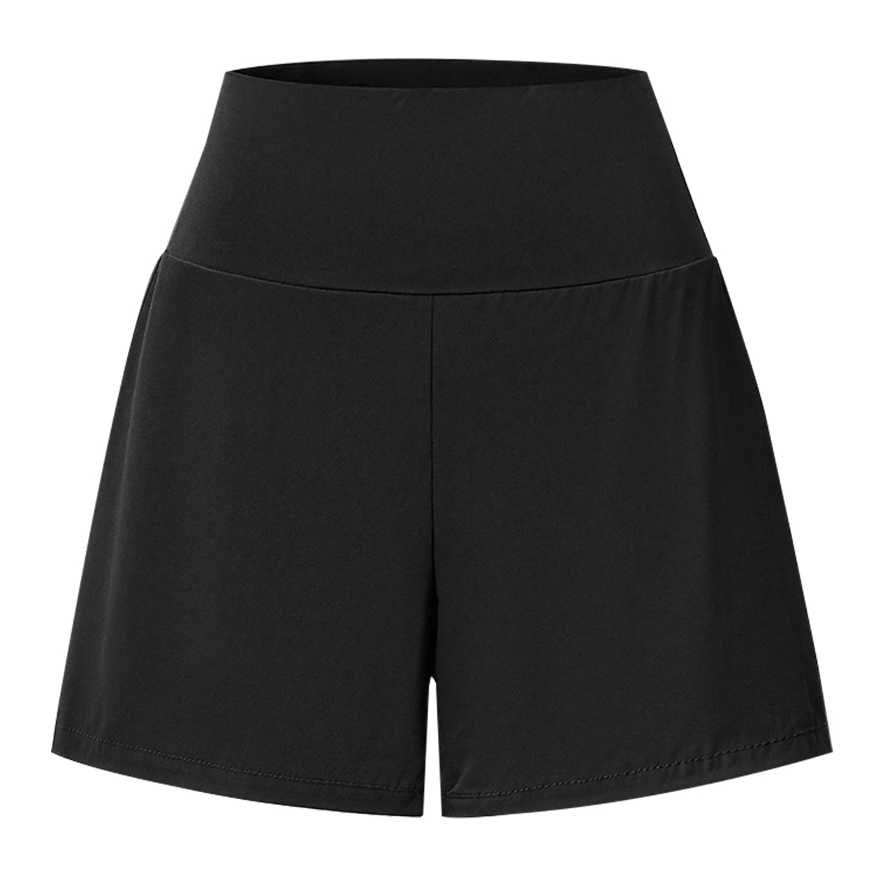 Women's Ultra-High-Rise 2-in-1 Cooling Yoga Shorts (7-inch, with pockets)